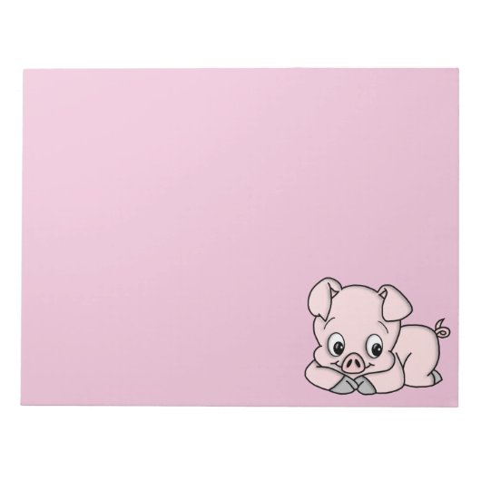 Bloc-note Petit Cochon mignon (Devant)