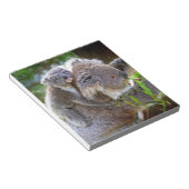 Bloc-note Petit ours koala bébé avec maman dans un arbre (Incliné)