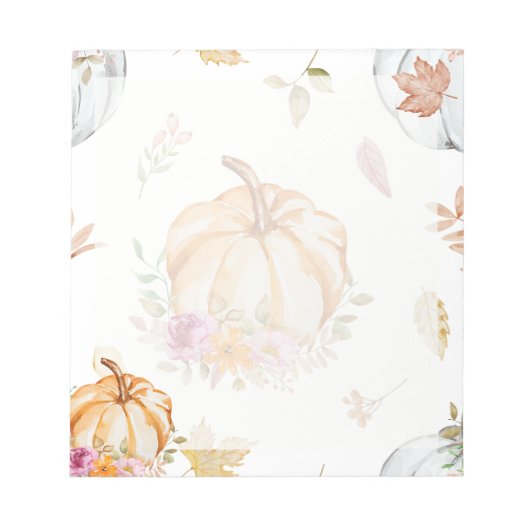 Bloc-note Petit papier d'automne pour notes et listes (Devant)