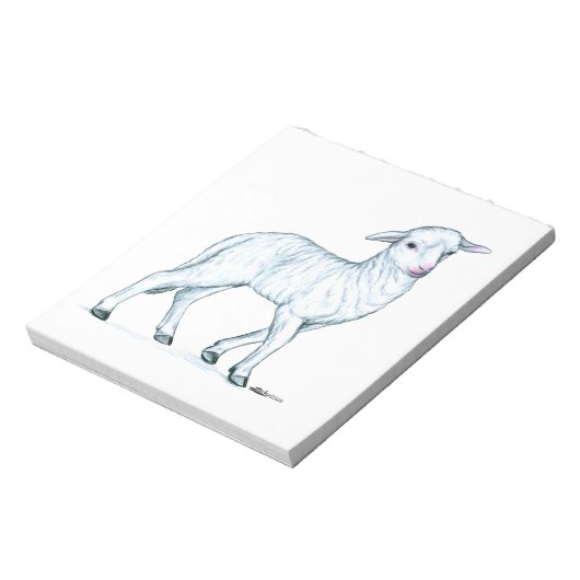 Bloc-note Petit White Lamb (Tourné)