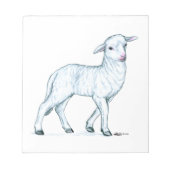 Bloc-note Petit White Lamb (Devant)