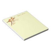 Bloc-note Petite aquarelle Oiseaux de Bruant (Incliné)