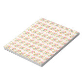Bloc-note Petite fleur rouge bloc de patchwork (Tourné)