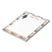 Bloc-note Petits chats Fille Texte personnalisé (Tourné)