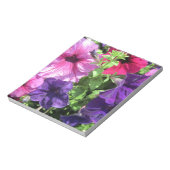 Bloc-note Petunias colorées (Tourné)