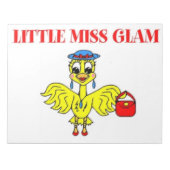 BLOC-NOTE PEU DE GLAM MISS (Devant)