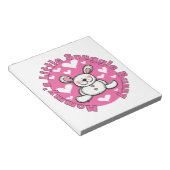 Bloc-note Peu de lapin du câlin de la maman (Incliné)