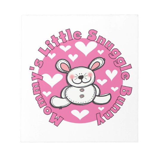 Bloc-note Peu de lapin du câlin de la maman (Devant)