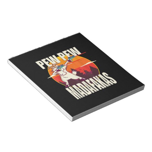 Bloc-note Pew Pew Madafakas (Incliné)