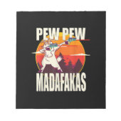 Bloc-note Pew Pew Madafakas (Devant)