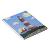 Bloc-note Phare Pastel et champs de lavande (Incliné)