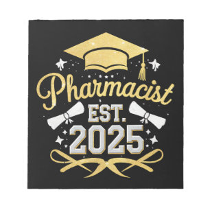 Bloc-note Pharmacien Diplômé de Pharmacie 2025