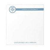 Bloc-note PharmD Docteur en pharmacie Pharmacy Graduation Ph (Devant)