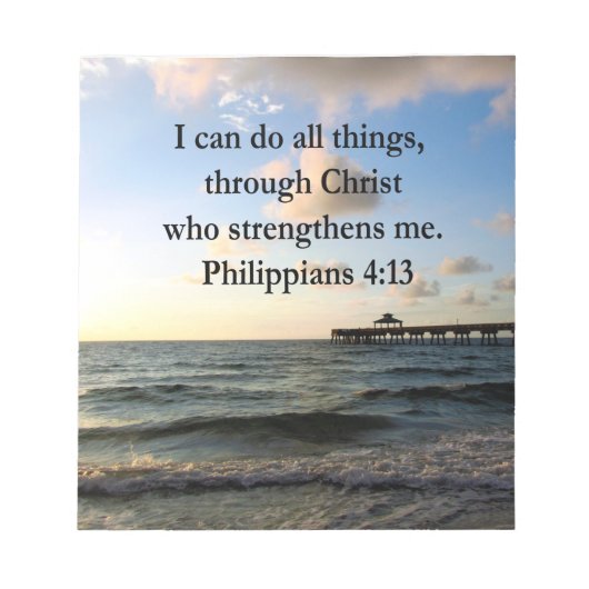 BLOC-NOTE PHILIPPIENS 4:13 ESPOIR (Devant)