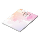 Bloc-note Philippiens 4:13, verset de la bible (Tourné)