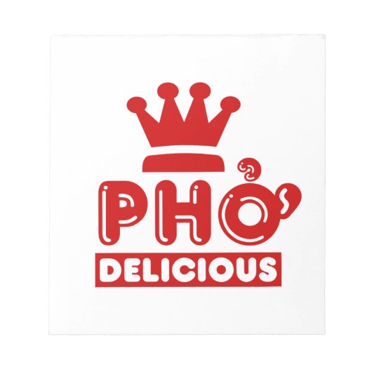 Bloc-note Pho King Delicious (Devant)