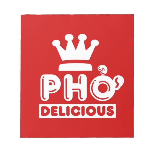 Bloc-note Pho King Delicious (Devant)