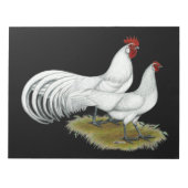 Bloc-note Phoenix : Paire blanche (Devant)