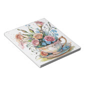 Bloc-note phonécase florale (Incliné)