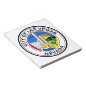 Bloc-note Phoque de la ville de Las Vegas (Nevada) (Incliné)