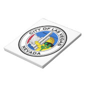 Bloc-note Phoque de la ville de Las Vegas (Nevada) (Tourné)