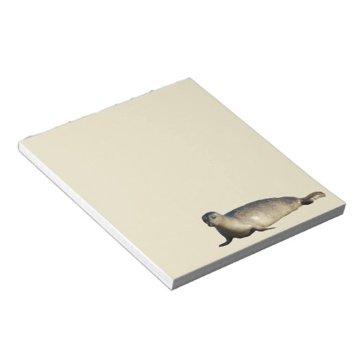 Bloc-note Phoque du port à La Jolla en Californie (Incliné)