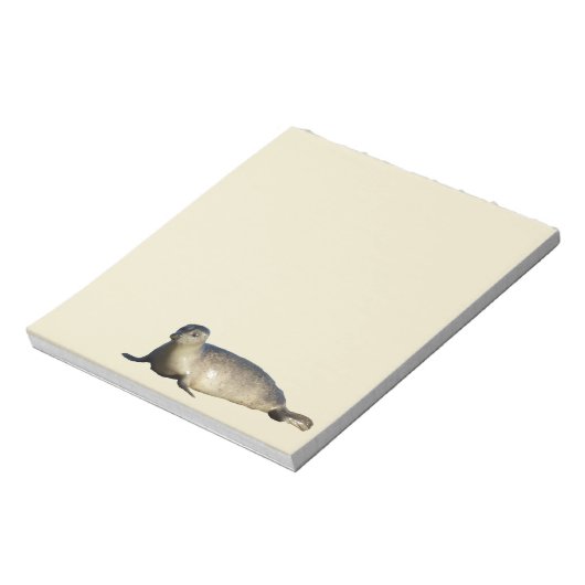 Bloc-note Phoque du port à La Jolla en Californie (Tourné)