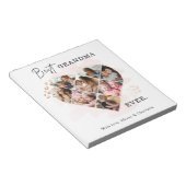 Bloc-note Photo de famille Meilleure grand-mère Jamais forme (Incliné)