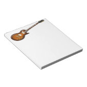 Bloc-note Photo de la guitare sur (Incliné)