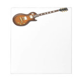 Bloc-note Photo de la guitare sur (Devant)