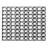 Bloc-note photo en noir et blanc d'un motif (Devant)