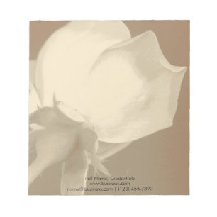 Bloc-note Photo personnalisée, simple Vintage Rose Abstrait