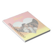 Bloc-note Photo To DO liste Couples Sunrise (Incliné)