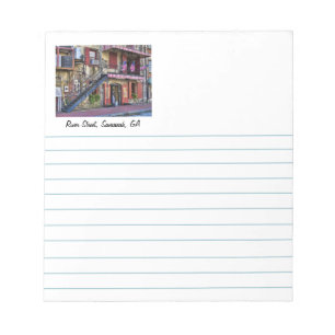 Bloc-note Photo vintage de voyage de la Géorgie de la savan