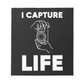 Bloc-note Photographe Capturer la vie (Devant)