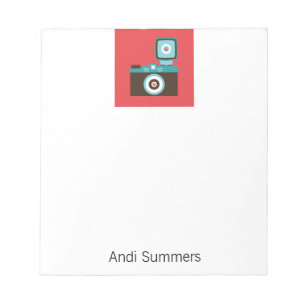 Bloc-note Photographe coloré d'appareil-photo de Diana Lomo