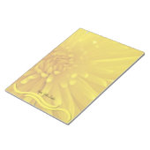 Bloc-note Photographie de Spiky Yellow Dahlia (Incliné)