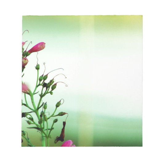 Bloc-note Photographie florale élégante (Devant)