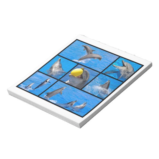 Bloc-note Photos multiples de dauphins (Tourné)