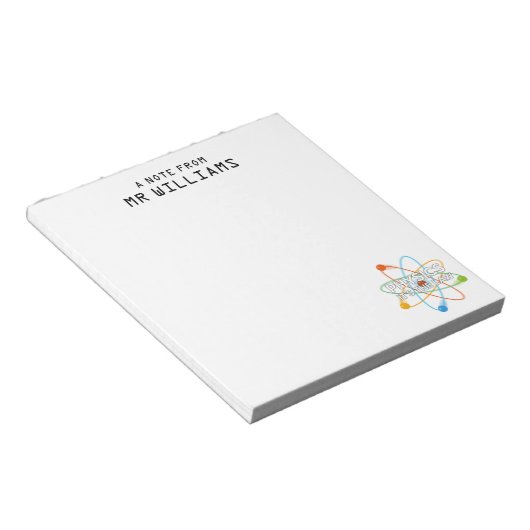 Bloc-note PHYSICS. IT'S THE LAW Science Personalised (Incliné)