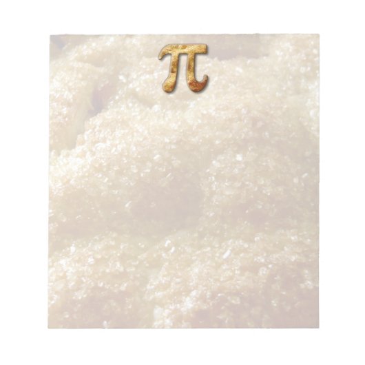 Bloc-note Pi Crust (Devant)