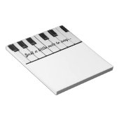 Bloc-note Piano (Incliné)