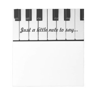 Bloc-note Piano