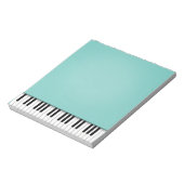 Bloc-note Piano Keyboard Fun Aqua 5.5x6 Music (Tourné)