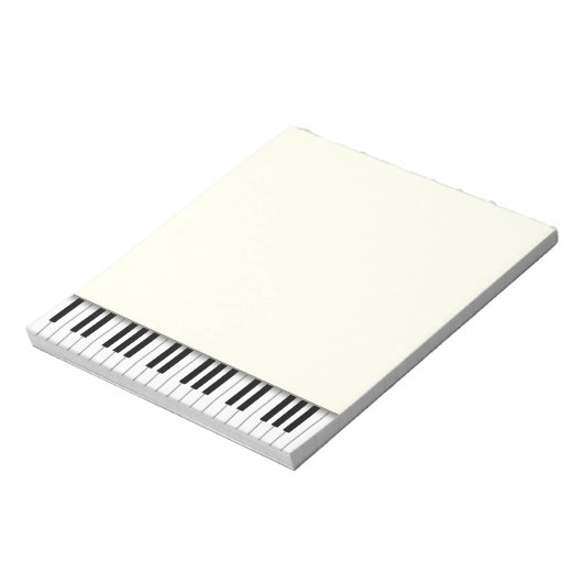 Bloc-note Piano Keyboard Fun Ivory 5.5x6 (Tourné)