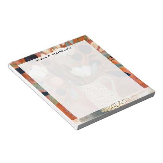 Bloc-note Pichet tacheté de Monogram Dark Fall Sprigs (Incliné)