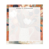 Bloc-note Pichet tacheté de Monogram Dark Fall Sprigs (Devant)