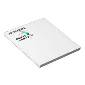 Bloc-note Pickleball Notepad. Notepad amusant pour l'écritur (Incliné)