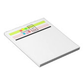 Bloc-note Pickleball Notepad. Pickleball Notepad Drôle. (Incliné)