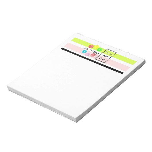Bloc-note Pickleball Notepad. Pickleball Notepad Drôle. (Tourné)